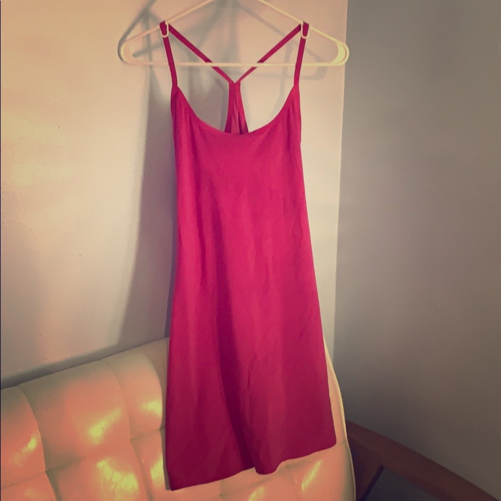 Hot Pink Outdoor Voices Exercise Dress